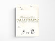 Pottering Cat Fax Letter Pad Writing Sheets
