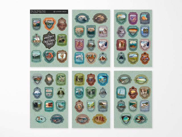 Protect Our National Parks Stickers - Pack of 64