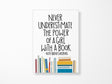 RBG Girl With a Book Quote Magnet