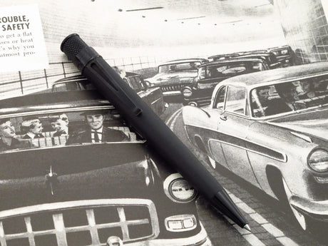 Retro 51 Tornado Rollerball Pen - Stealth Matte Black