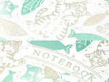 Rokkaku Cat Art Collection Ring Notebook - Fish
