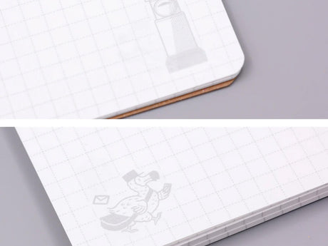 Rokkaku x ObiWan Ring Notebook - Retro Post