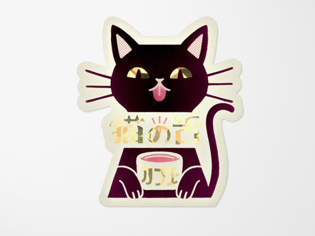 Rokkaku x ObiWan Sticker - Cat's Tongue Cafe