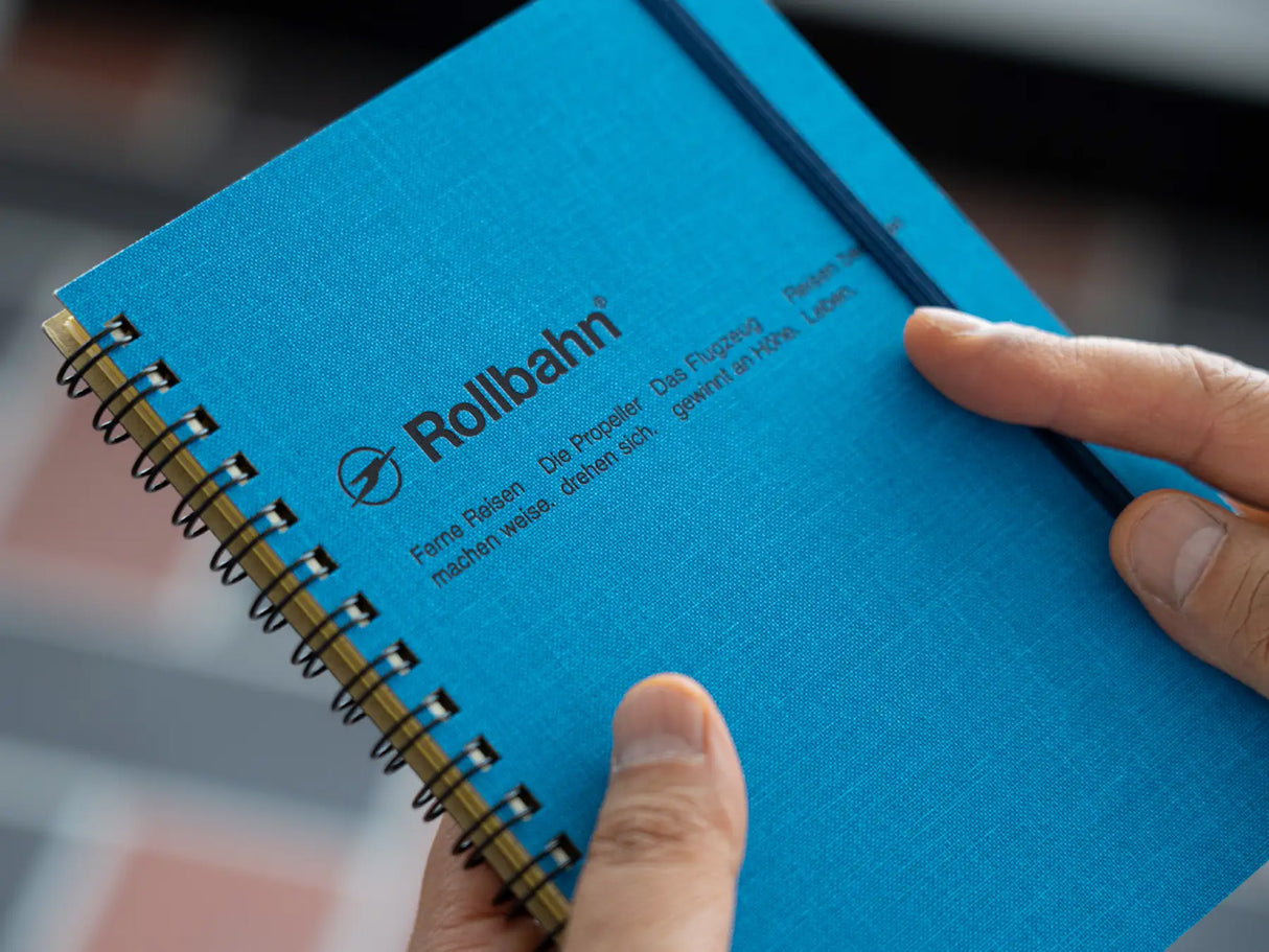 Rollbahn Cap-Martin Spiral Notebook Blue