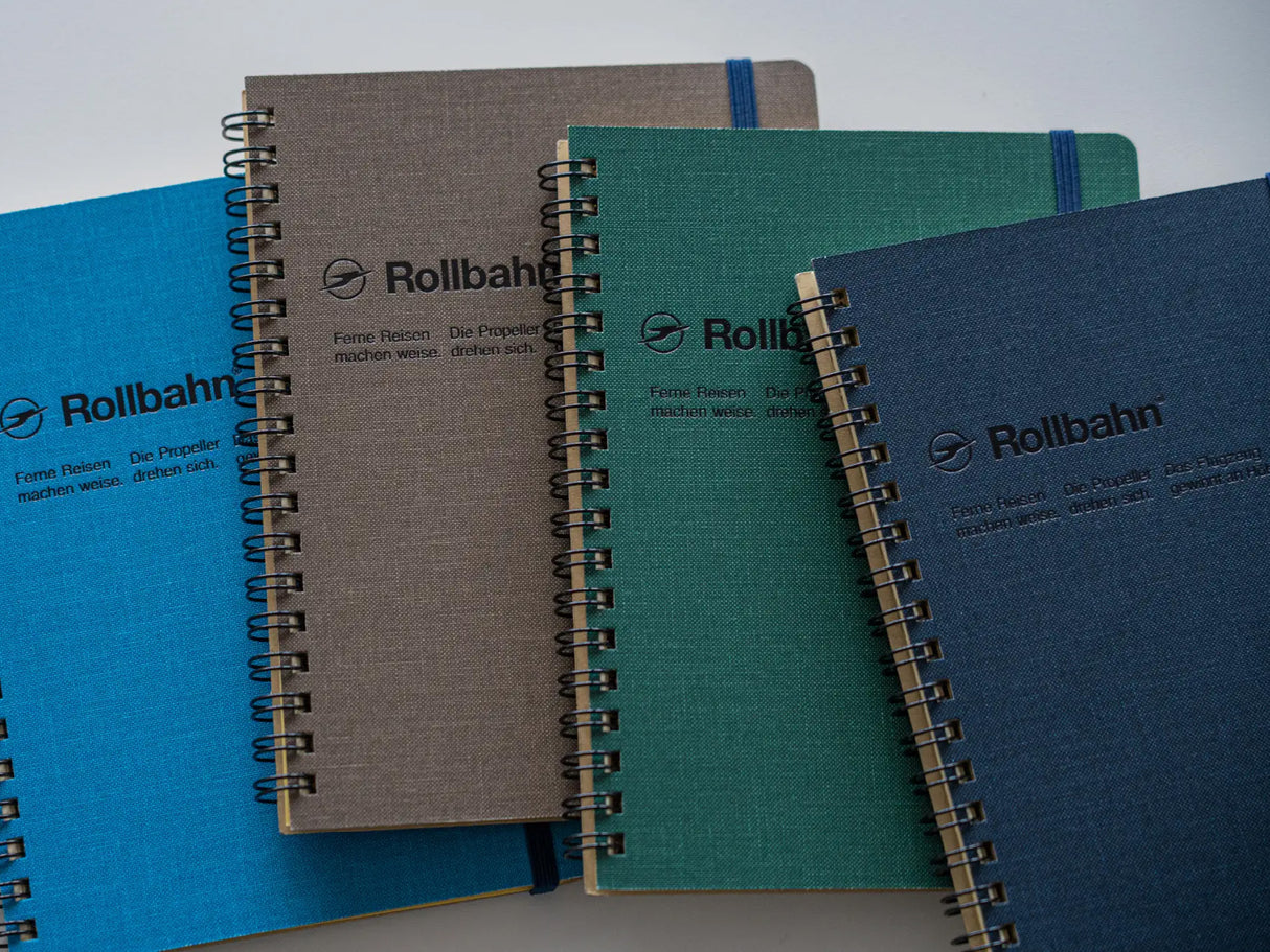 Rollbahn Cap-Martin Spiral Notebook Blue