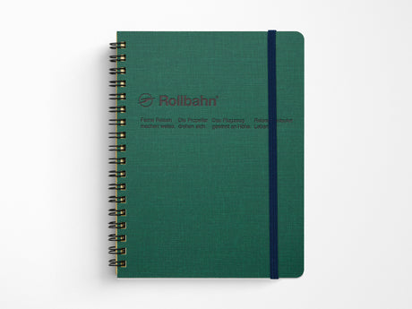 Rollbahn Cap-Martin Spiral Notebook Green