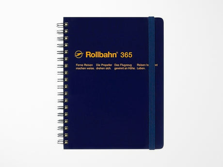 Rollbahn Free Diary 365 - Dark Blue