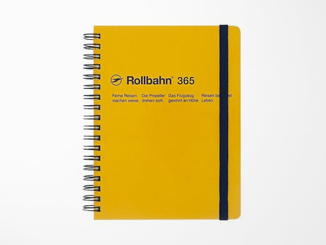 Rollbahn Free Diary 365 - Yellow