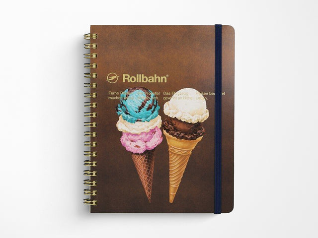 Rollbahn Ice Cream Spiral Notebook
