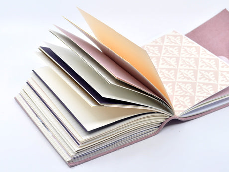 Rose Quartz One of a Kind Leather Journal