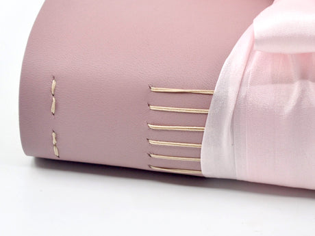Rose Quartz One of a Kind Leather Journal