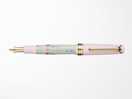 Sailor Pro Gear Slim Fountain Pen - Seasonal Waka Poetry - Spring