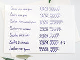 Sailor Pro Gear Slim Fountain Pen Set - Manyo Series - Violet