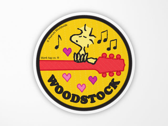Singing Woodstock Vinyl Sticker