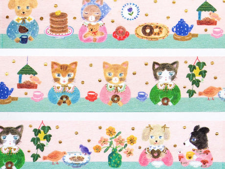 Snack Time Gold Foil Washi Tape