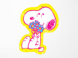 Snoopy's Bouquet Vinyl Sticker