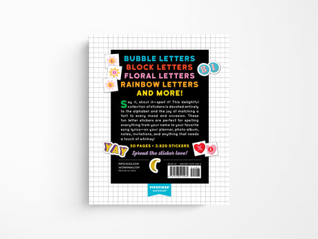 So. Many. Letter Stickers. - Alphabet Sticker Book