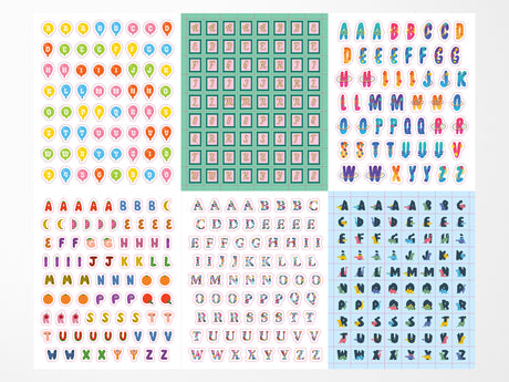 So. Many. Letter Stickers. - Alphabet Sticker Book