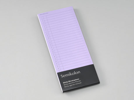 Sticky Notes Monthly Planner