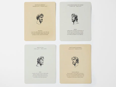Stoic Reminders Quote Cards Display Deck