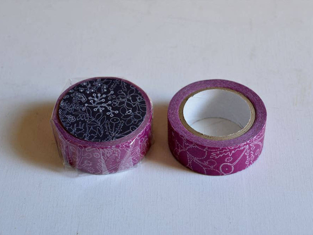 TEN to SEN Washi Tape - Yasou Azalea Pink