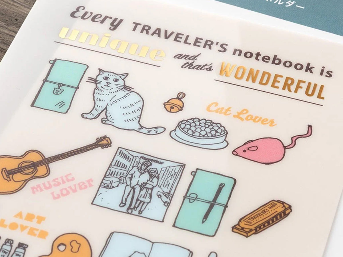 TRAVELER'S Notebook 2027 Clear Folder - Regular Size