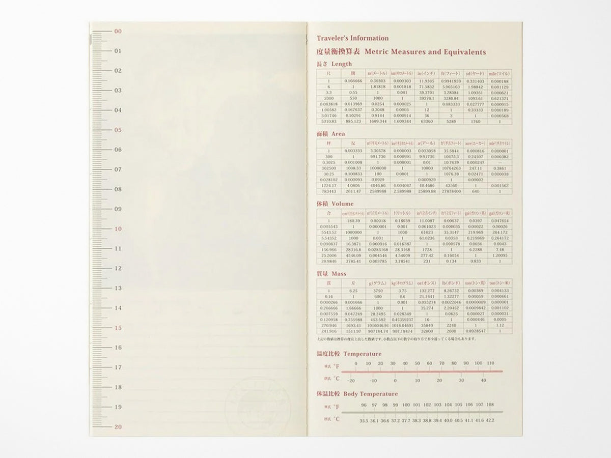 TRAVELER'S Notebook 2027 Monthly - Regular Size