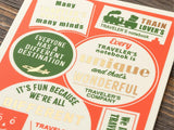 TRAVELER'S Notebook 2027 Plastic Sheet - Passport Size