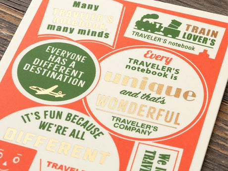 TRAVELER'S Notebook 2027 Plastic Sheet - Passport Size