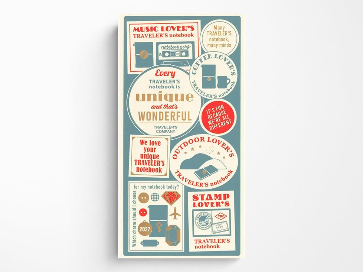 TRAVELER'S Notebook 2027 Plastic Sheet - Regular Size