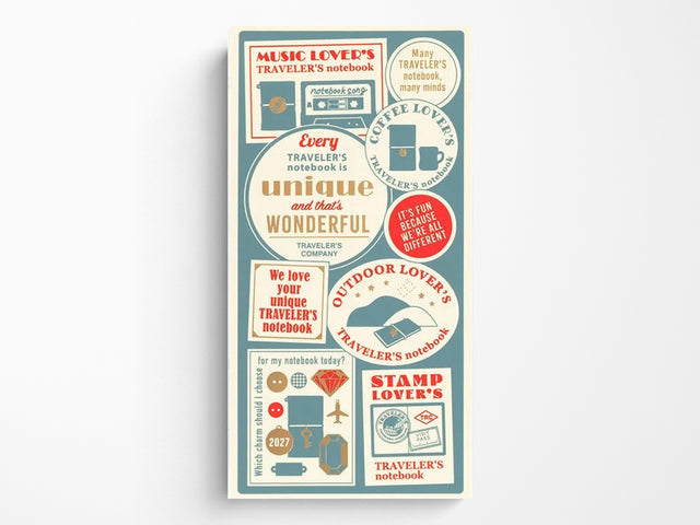 TRAVELER'S Notebook 2027 Plastic Sheet - Regular Size