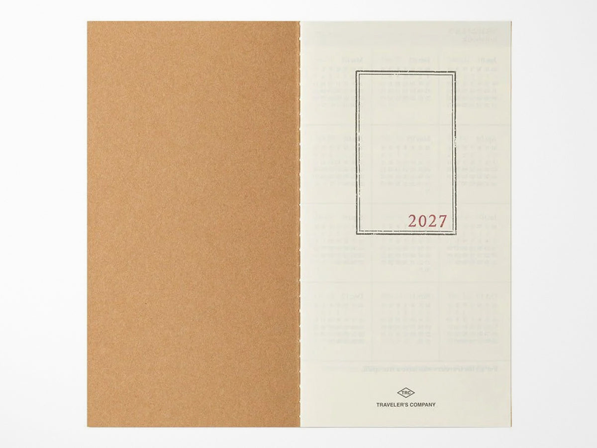TRAVELER'S Notebook 2027 Weekly + Memo - Regular Size