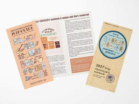 TRAVELER'S Notebook 2027 Weekly + Memo - Regular Size