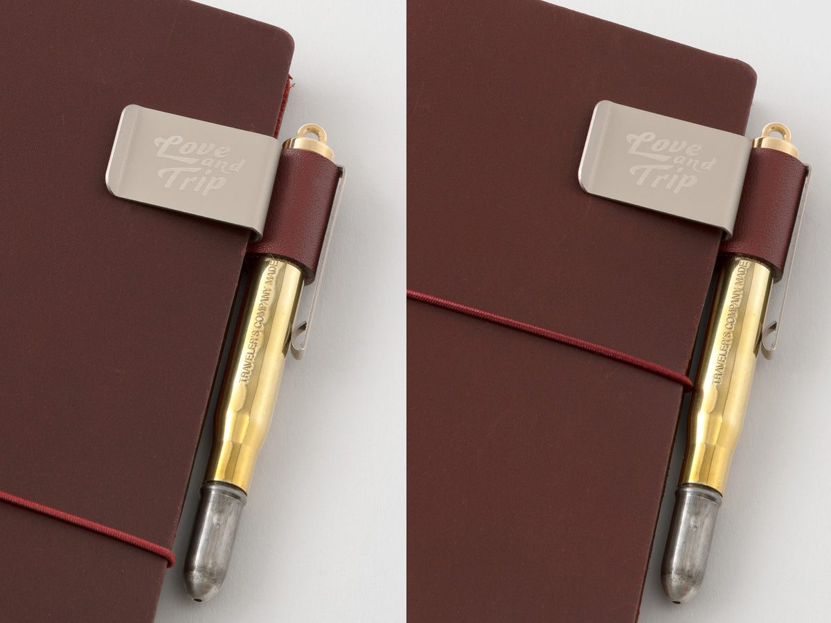 TRAVELER'S Notebook Pen Holder - Love and Trip Red Limited Edition