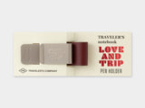 TRAVELER'S Notebook Pen Holder - Love and Trip Red Limited Edition