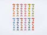 TSUKI no IRO: Bookmark-Style Foil-Pressed Stickers