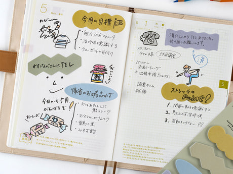 TSUKI no IRO Sticky Notes - Shape