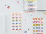 TSUKI no IRO Transparent Dot Stickers - 3.5mm