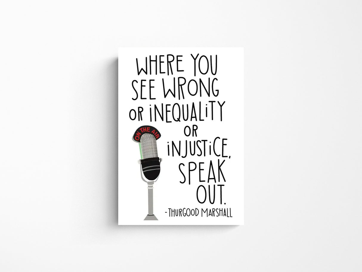 Thurgood Marshall Speak Out Magnet
