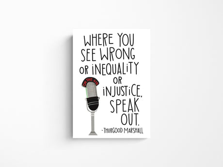 Thurgood Marshall Speak Out Magnet