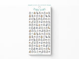 Tiny Tiny Penguin Sticker Sheet