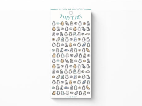 Tiny Tiny Penguin Sticker Sheet