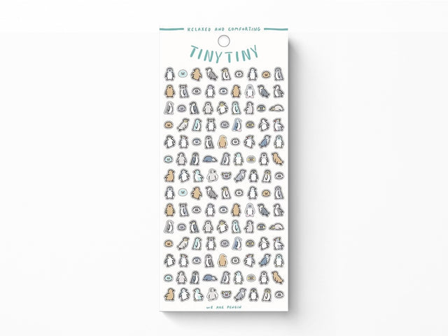 Tiny Tiny Penguin Sticker Sheet