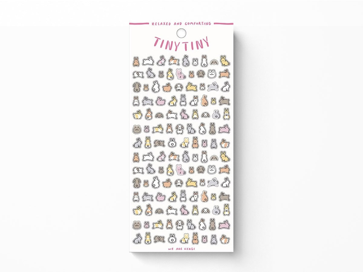 Tiny Tiny Rabbit Sticker Sheet
