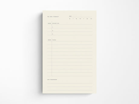 To Do Today Planner Pad