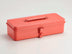 Toyo Steel Tool Box With Handle and Flat Lid