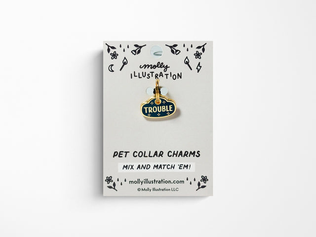 Trouble Journal Charm