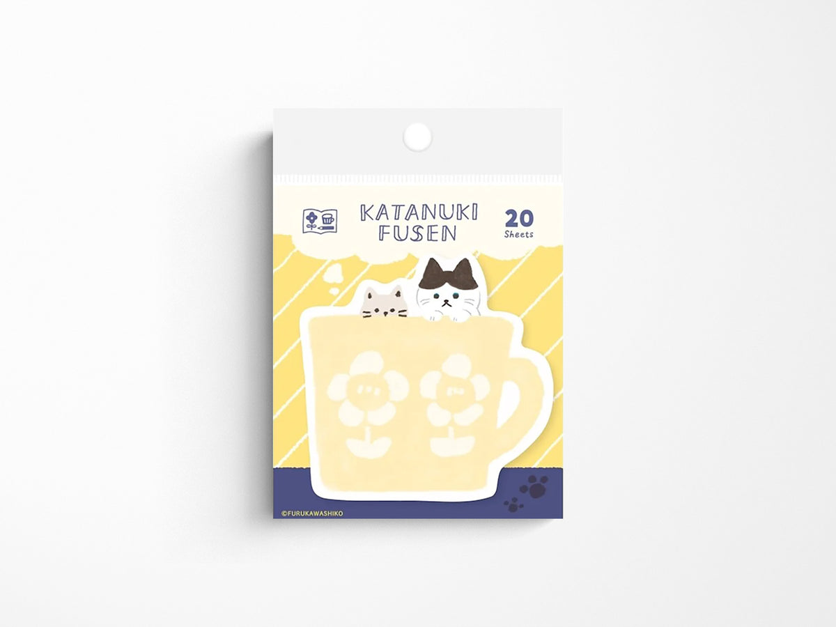 Two Cats In a Cup Sticky Notes