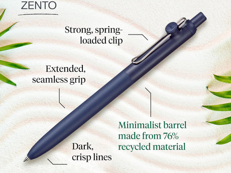 Uni-Ball Zento Gel Pen Set of 4 - Muted