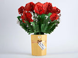Valentine's Day Flower Pop-up Bouquet